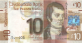 Clydesdale Bank Plc From 1982 10 Pounds, 25. 1.2013